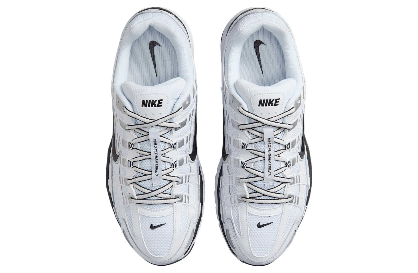 Nike P-6000 White / Metallic Silver / Black