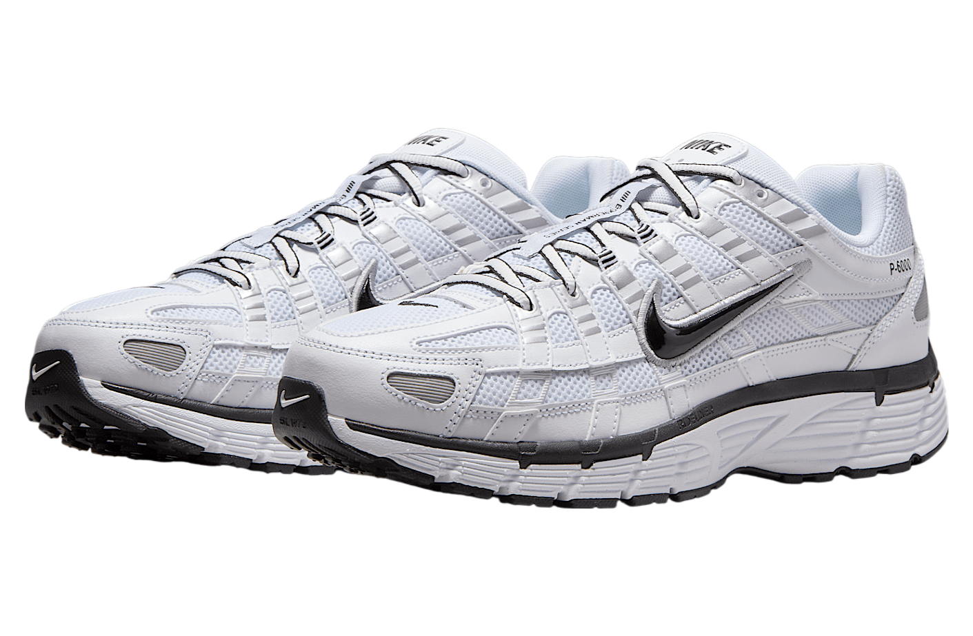 Nike P-6000 White / Metallic Silver / Black