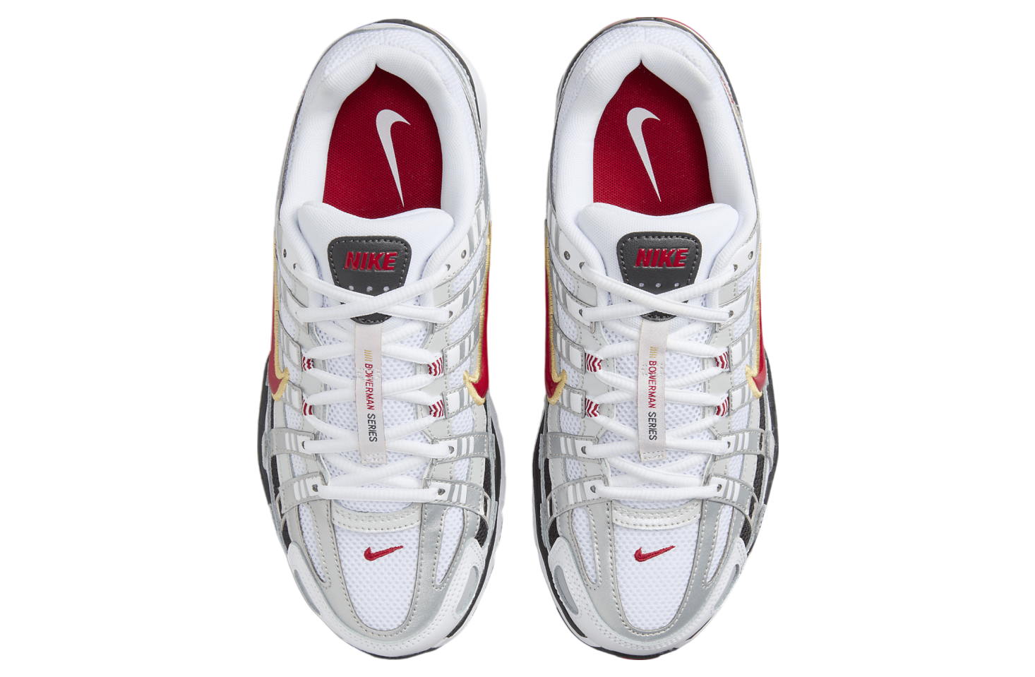 Nike P-6000 White / Varsity Red