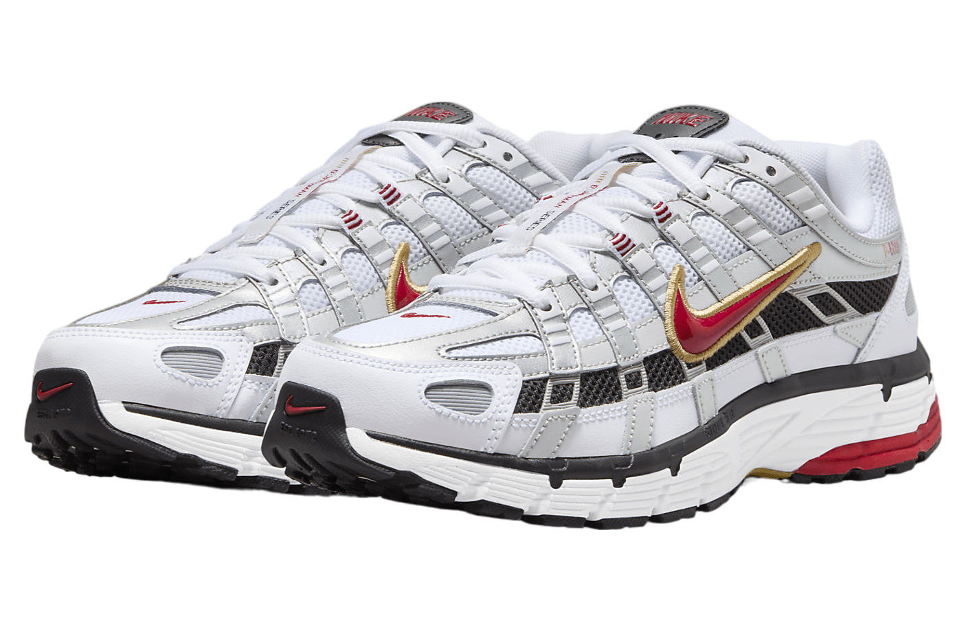 Nike P-6000 White / Varsity Red