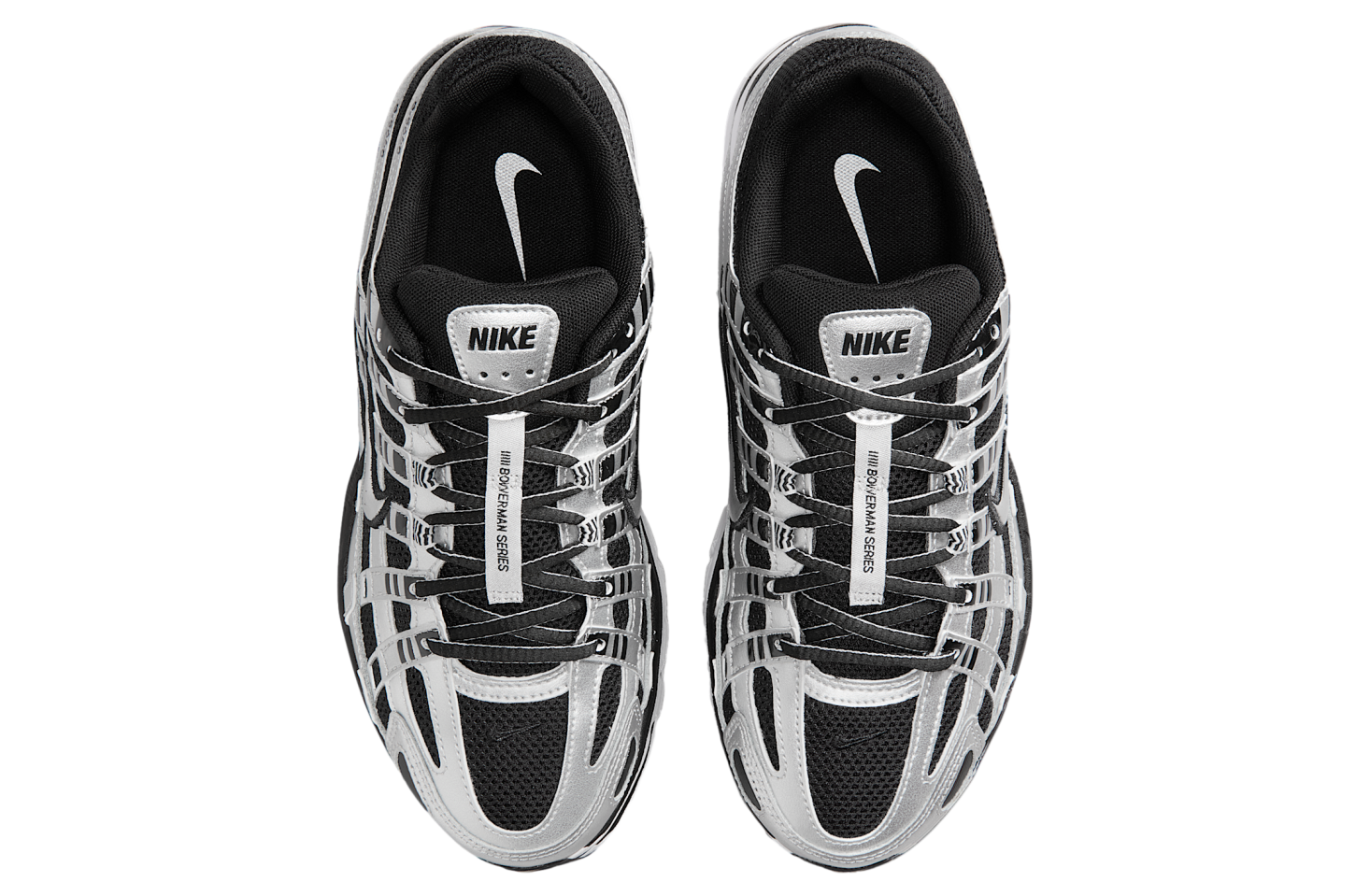 Nike P-6000 WMNS Metallic Silver / Black - Oct 2025 - BV1021-013
