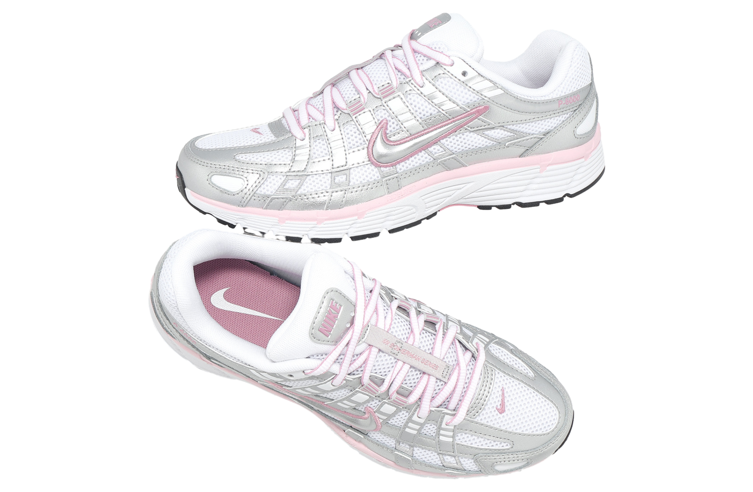 Nike P-6000 Wmns White / Metallic Silver
