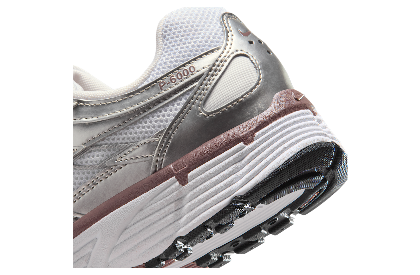 Nike P-6000 WMNS White / Metallic Silver / Tattoo