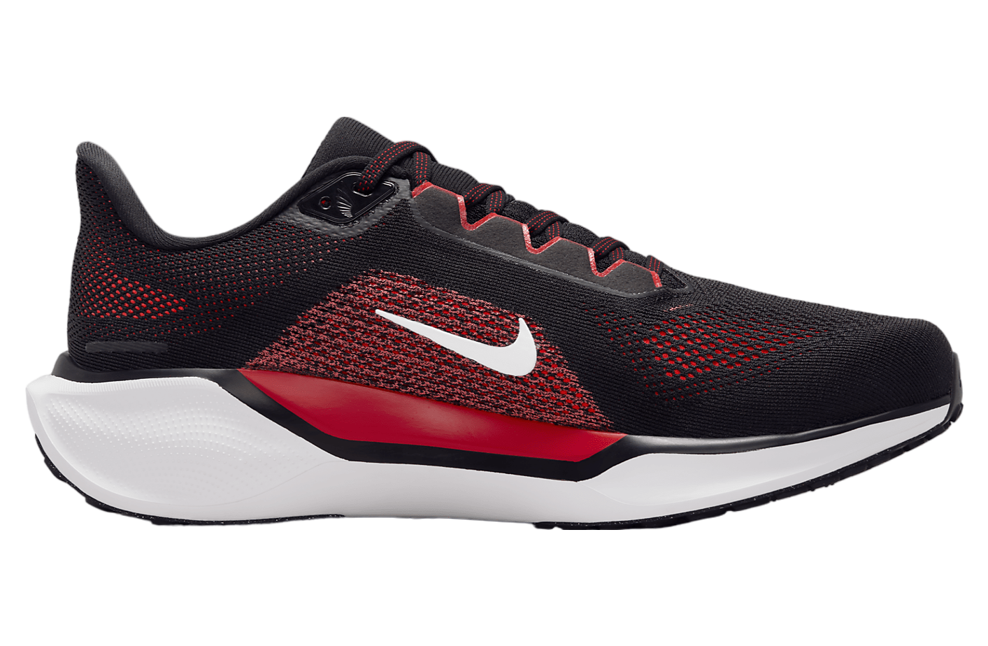 Nike Pegasus 41 Black / Fire Red (Extra Wide)