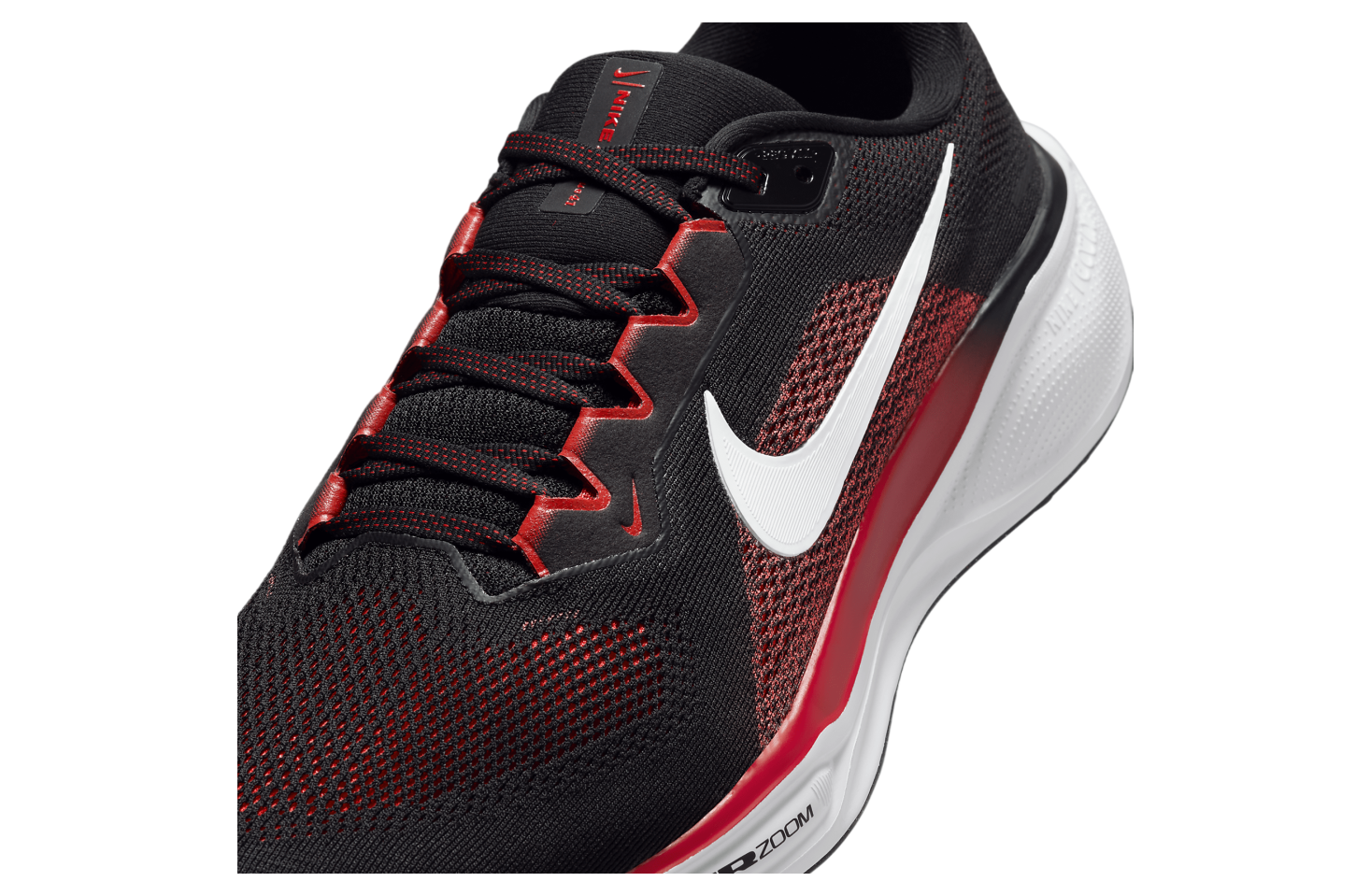 Nike Pegasus 41 Black / Fire Red (Extra Wide)