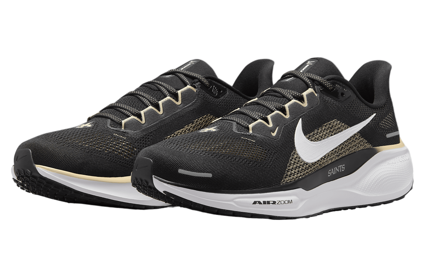 Nike Pegasus 41 Nfl New Orleans Saints Black / White