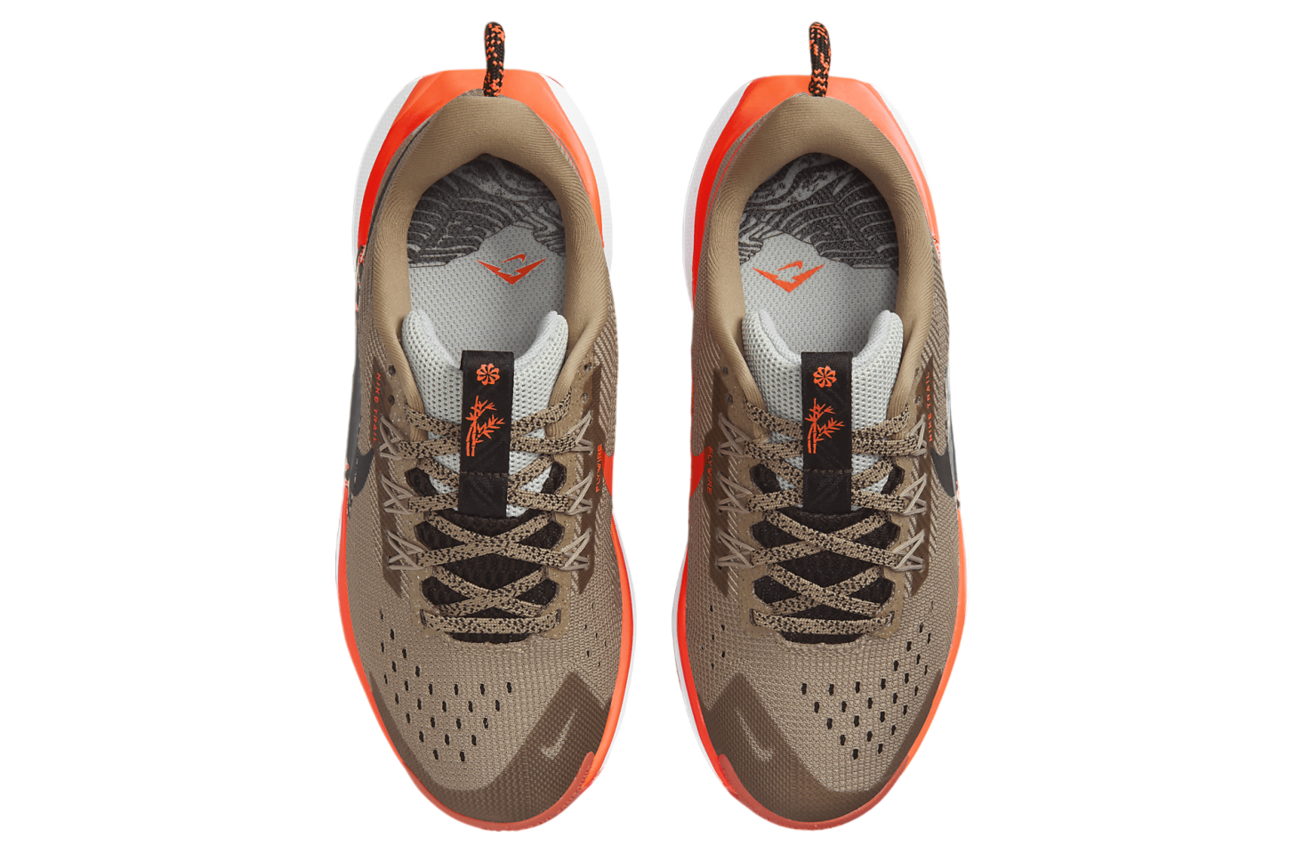 Nike Pegasus Trail 5 GS Khaki / Hyper Crimson