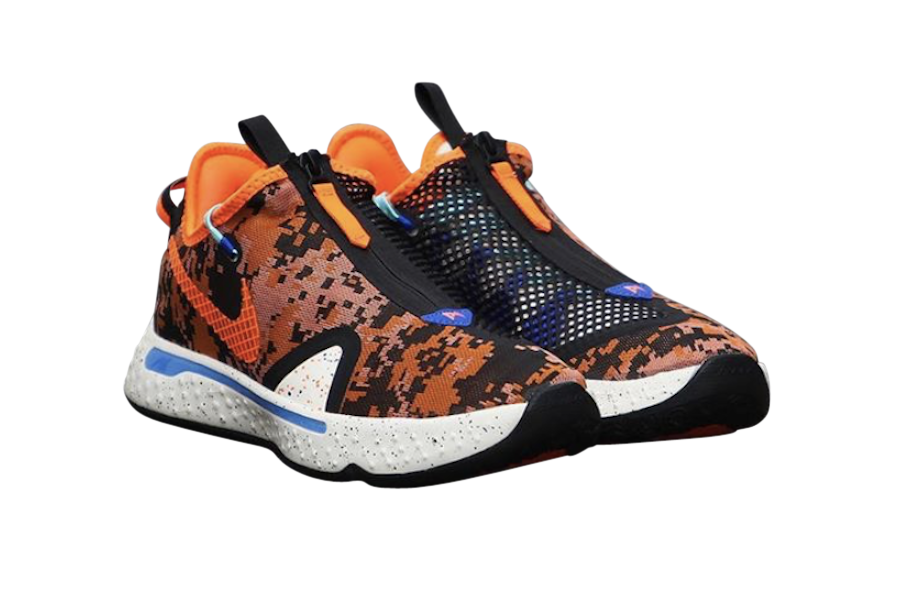 Nike PG 4 Digi Camo Total Orange