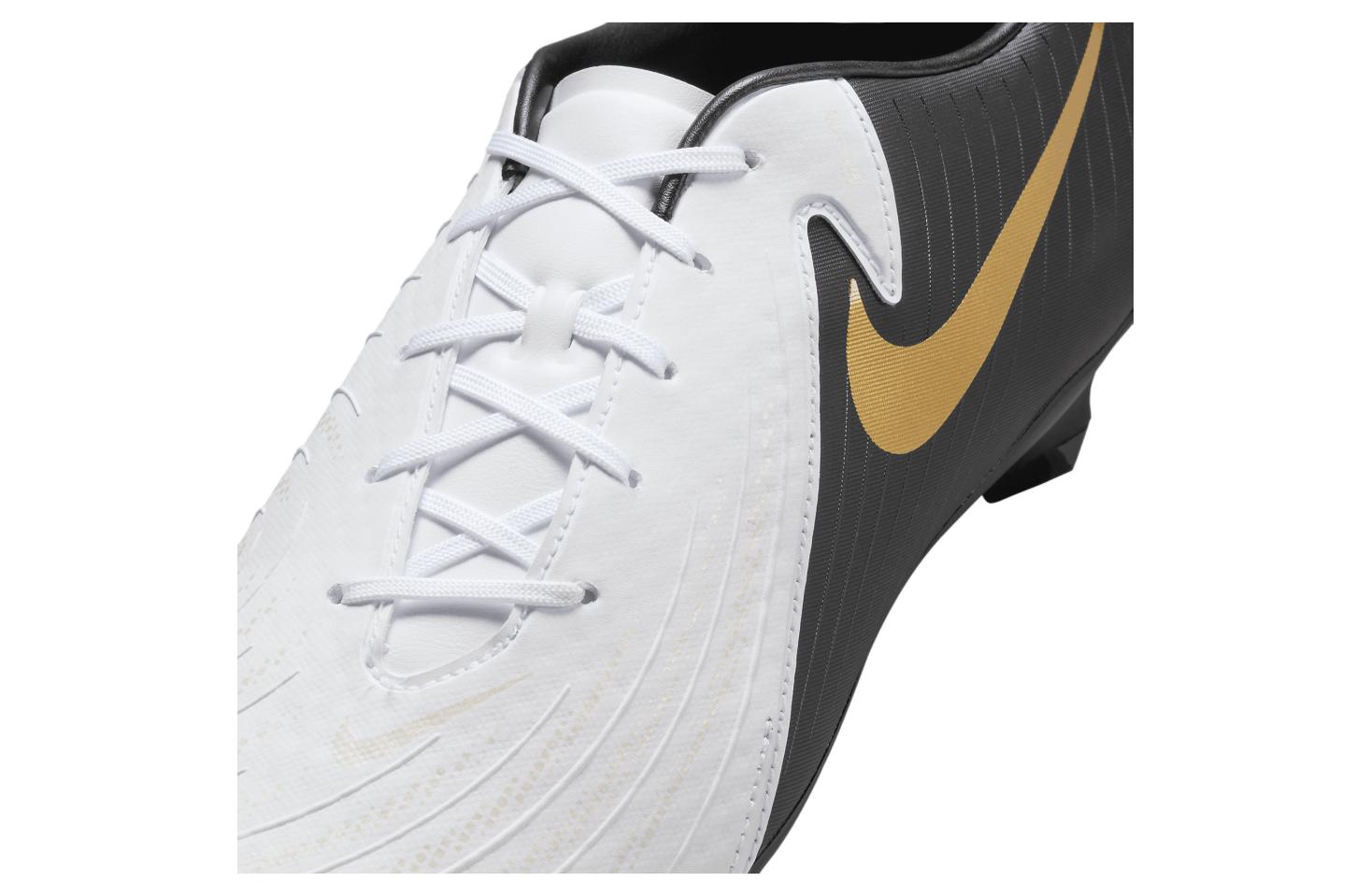 Nike Phantom GX 2 Academy MG White / Metallic Gold Coin