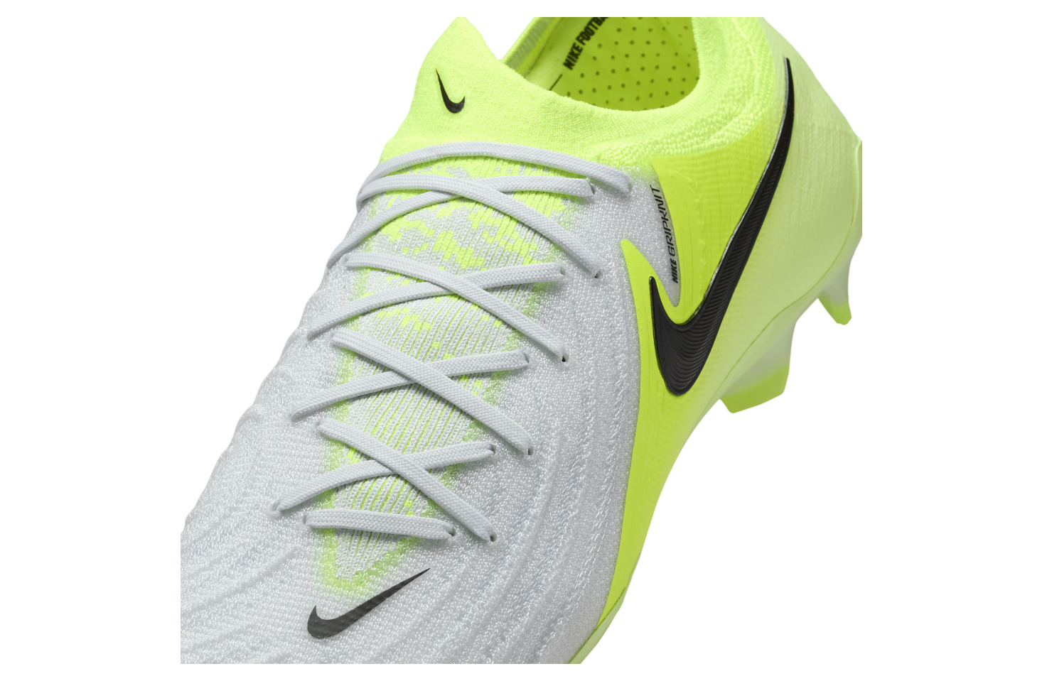 Nike Phantom GX 2 Elite Low FG Metallic Silver / Volt