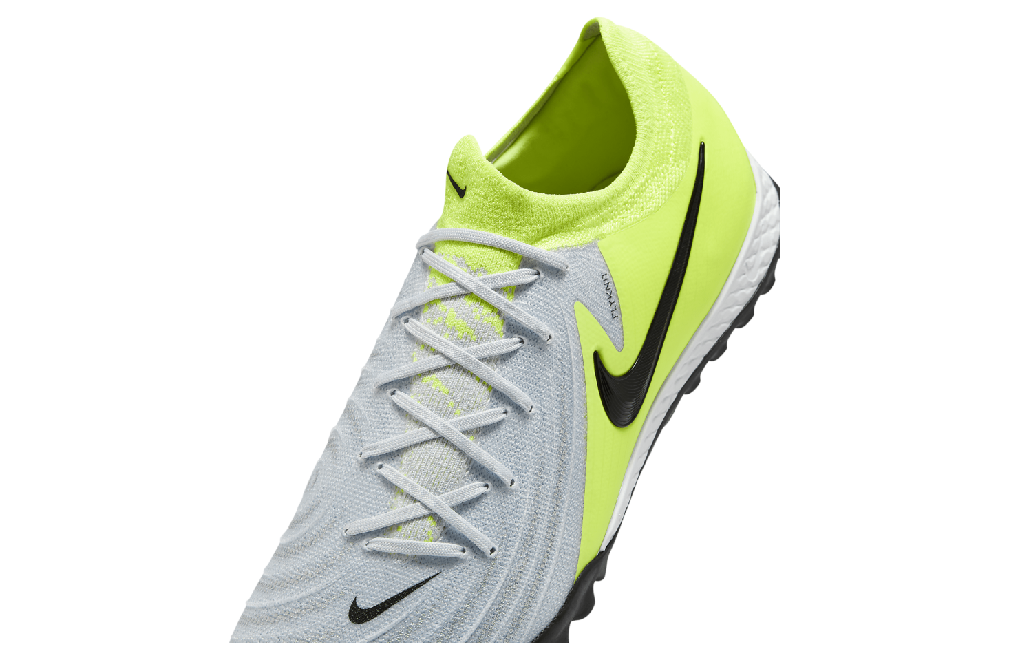 Nike Phantom GX 2 Pro Low TF Metallic Silver / Volt