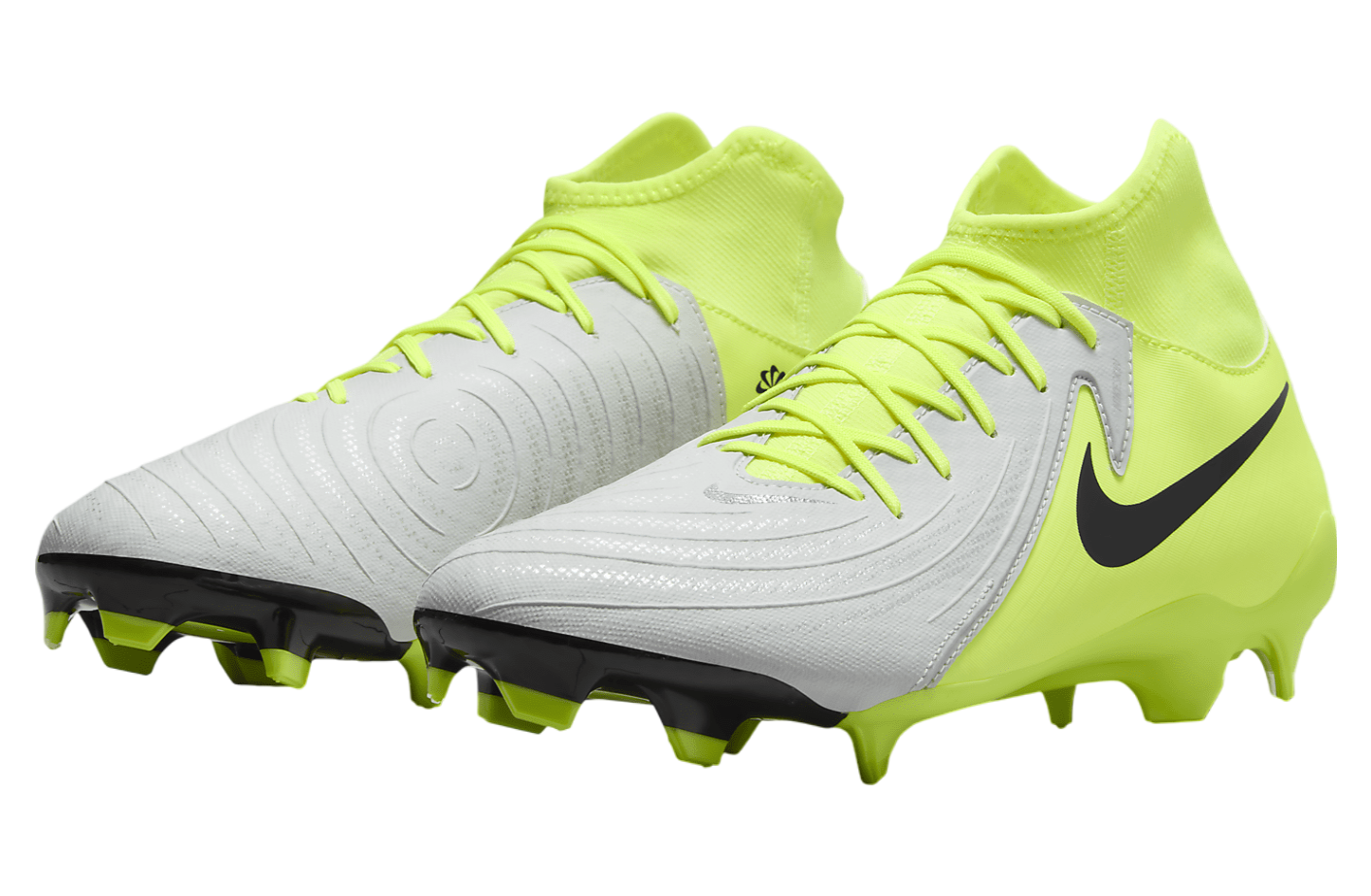 Nike Phantom Luna 2 Academy High MG Metallic Silver / Volt