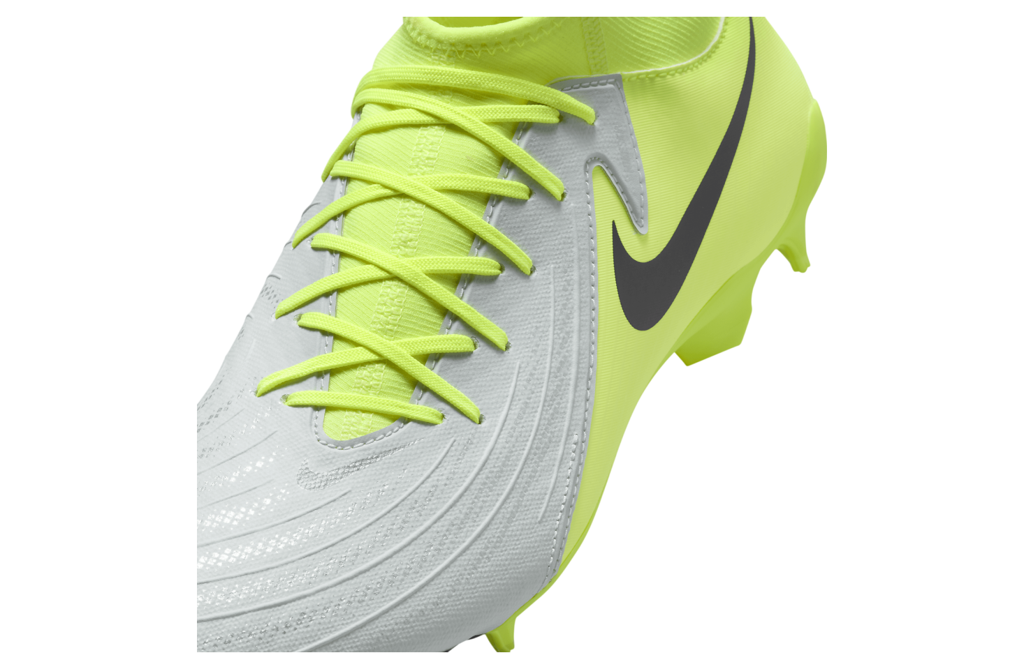 Nike Phantom Luna 2 Academy High MG Metallic Silver / Volt