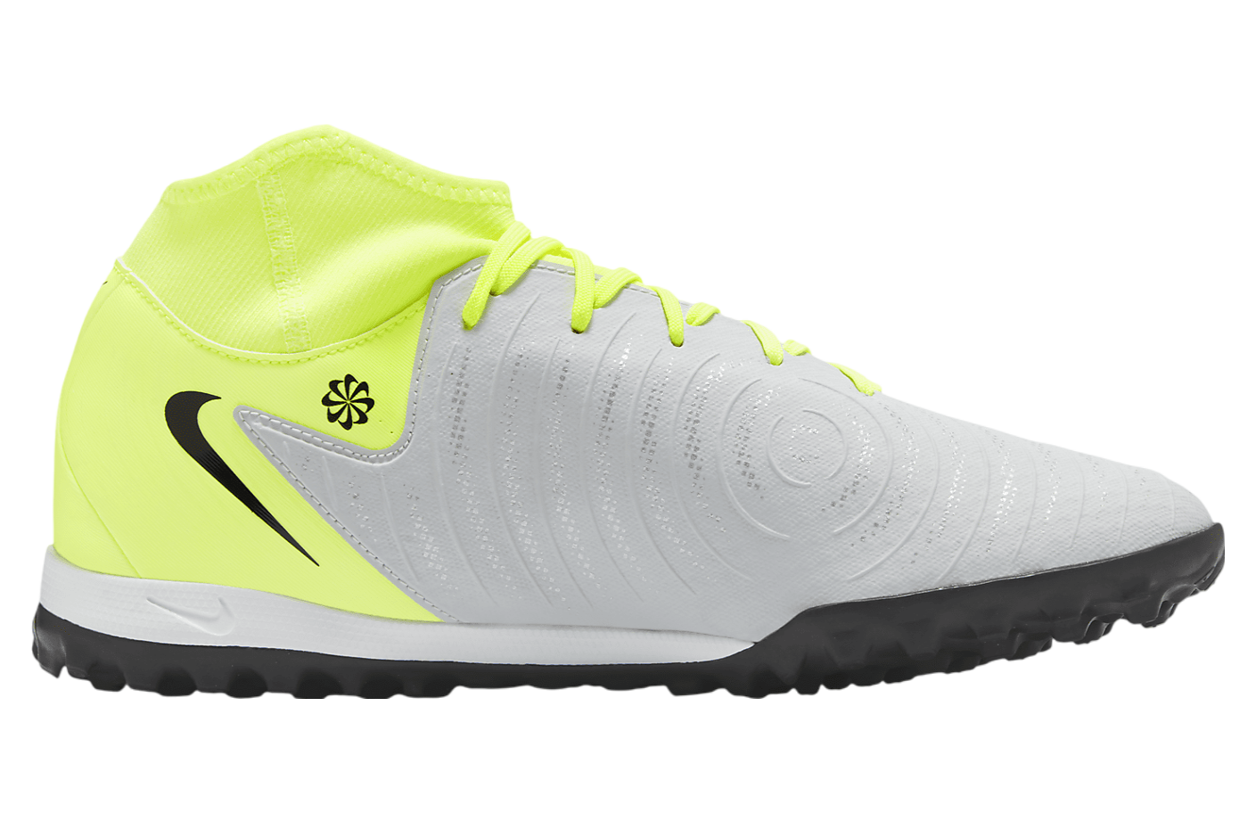 Nike Phantom Luna 2 Academy High TF Metallic Silver / Volt