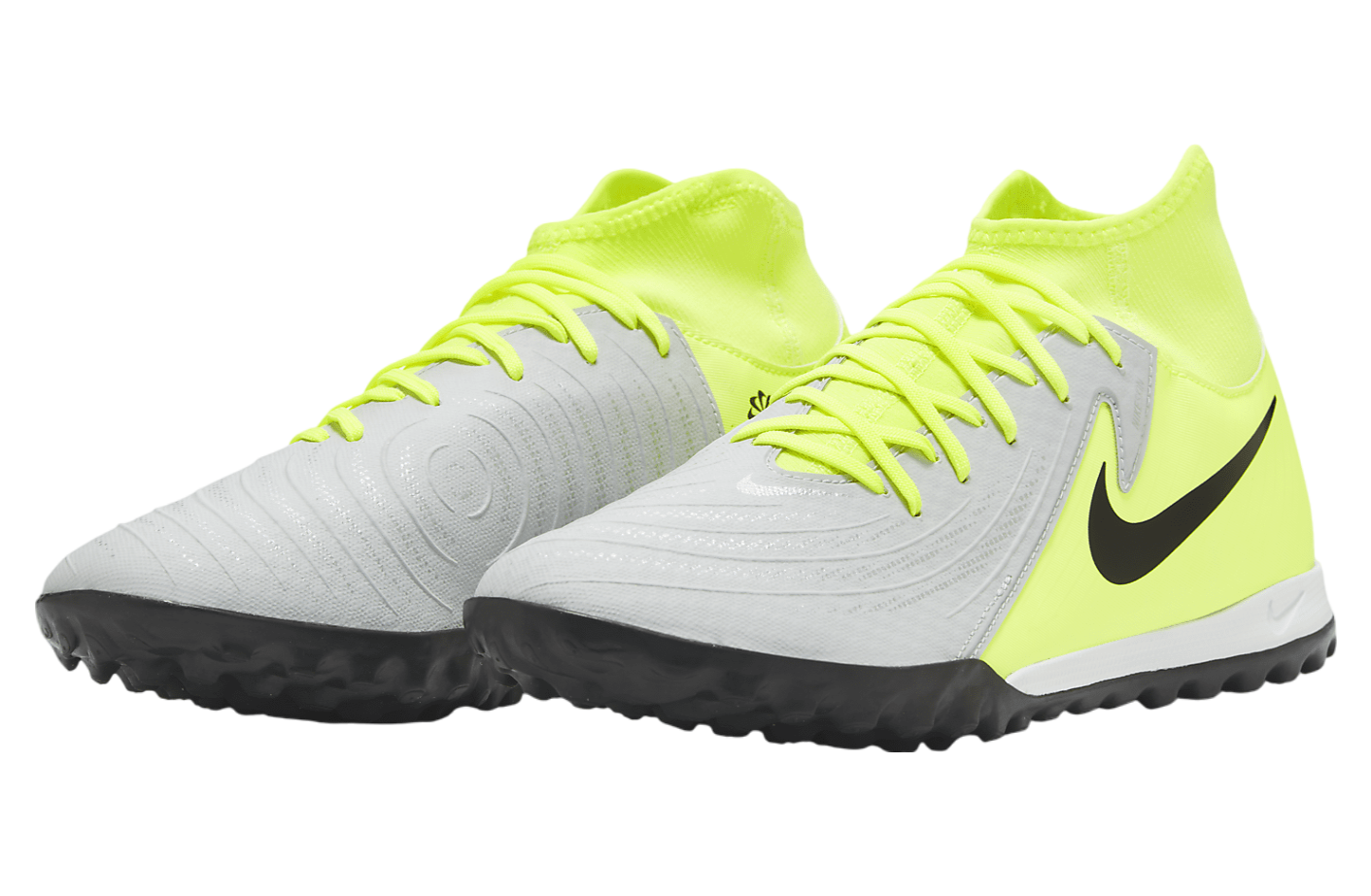 Nike Phantom Luna 2 Academy High TF Metallic Silver / Volt