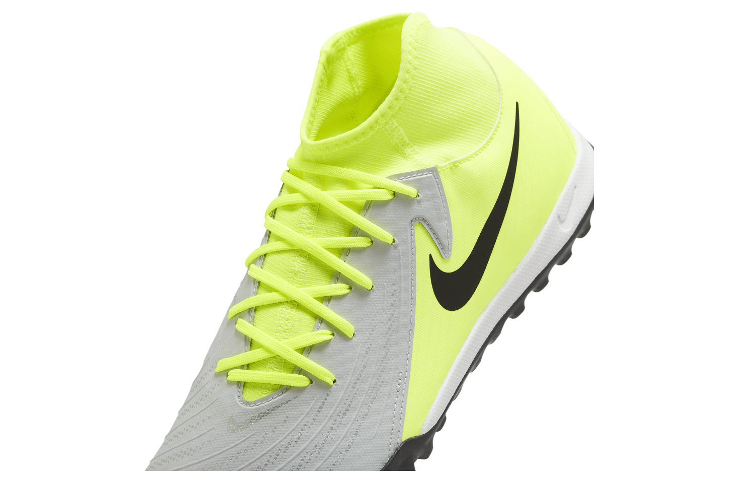 Nike Phantom Luna 2 Academy High TF Metallic Silver / Volt