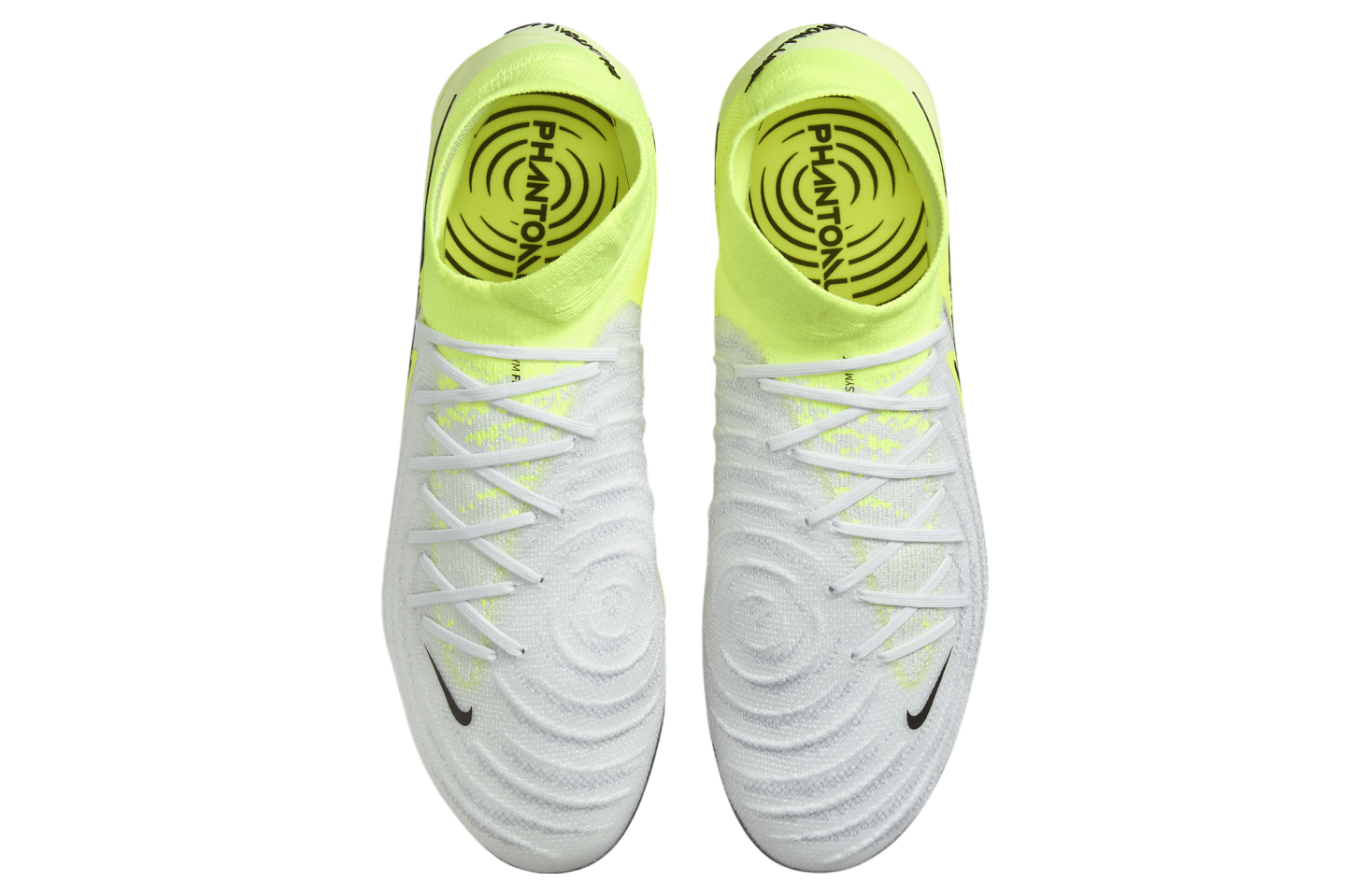 Nike Phantom Luna 2 Elite High FG Metallic Silver / Volt