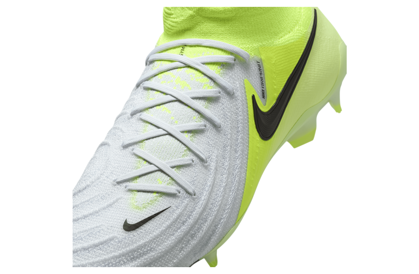 Nike Phantom Luna 2 Elite High FG Metallic Silver / Volt