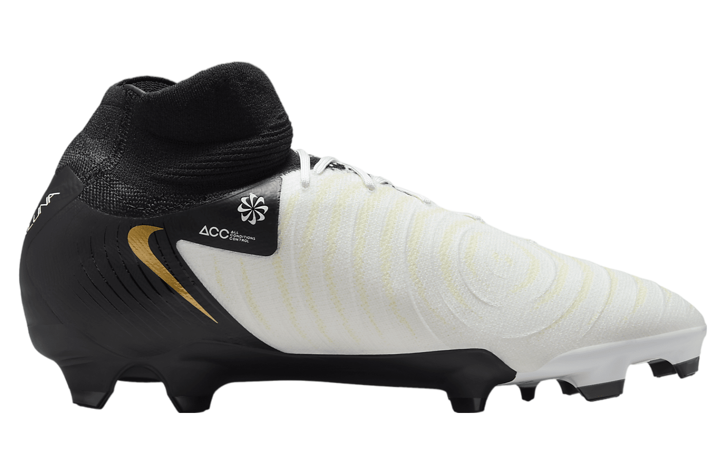 Nike Phantom Luna 2 Pro FG White / Metallic Gold Coin