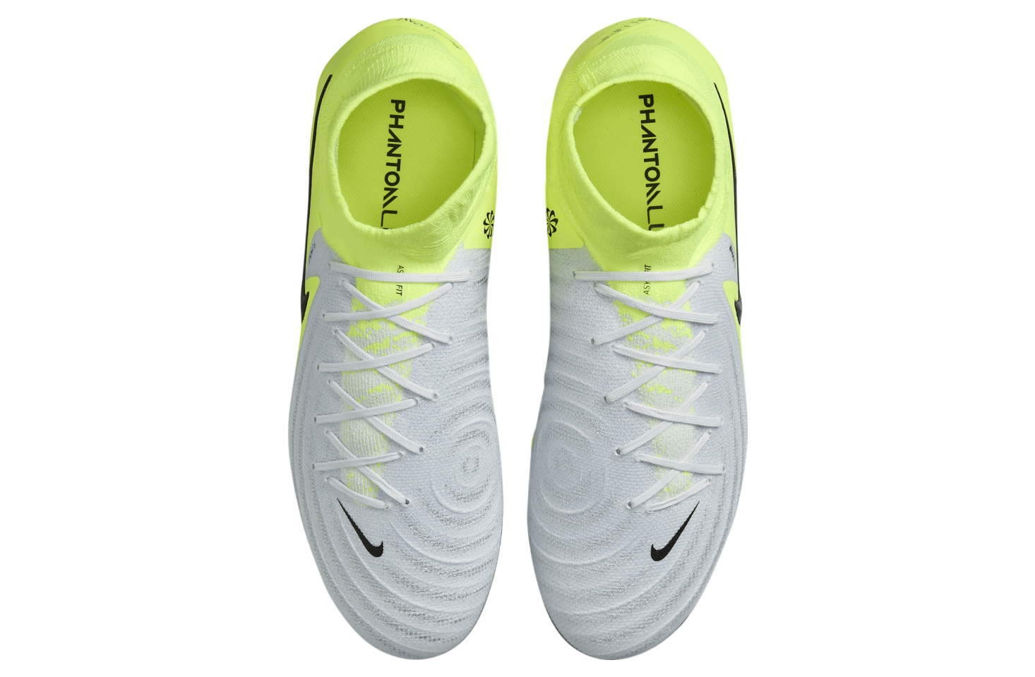 Nike Phantom Luna 2 Pro High FG Metallic Silver / Volt