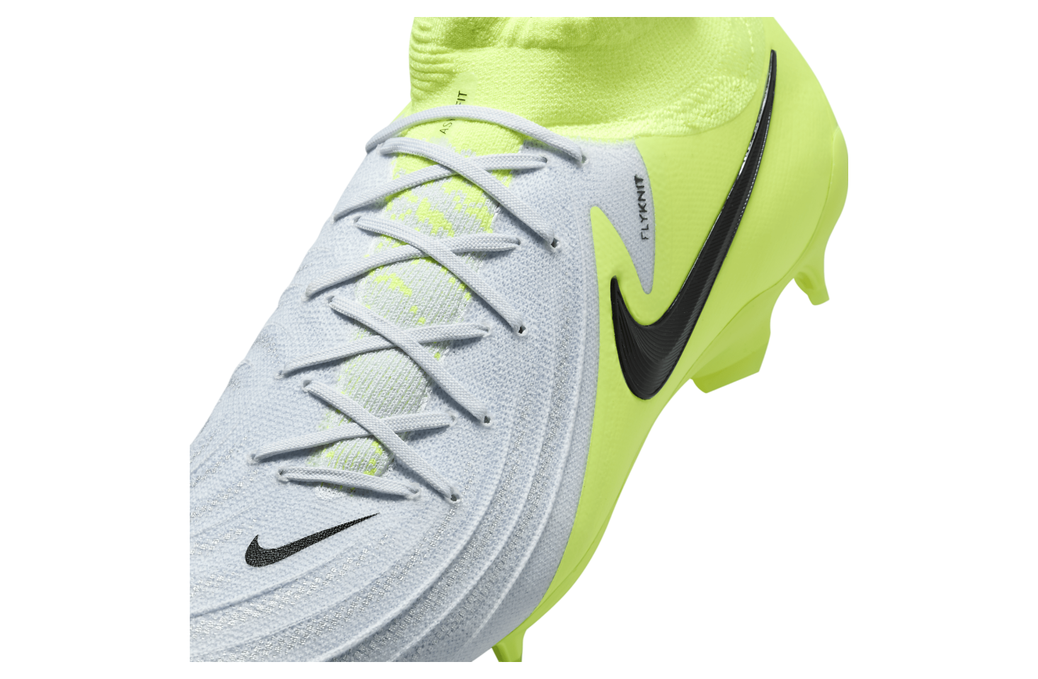 Nike Phantom Luna 2 Pro High FG Metallic Silver / Volt