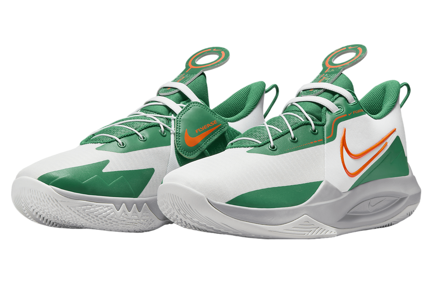 Nike Precision 6 FlyEase White / Malachite