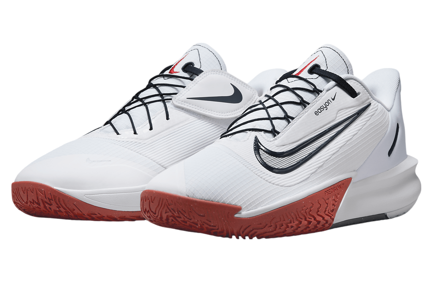 Nike Precision 7 EasyOn White / Sport Red