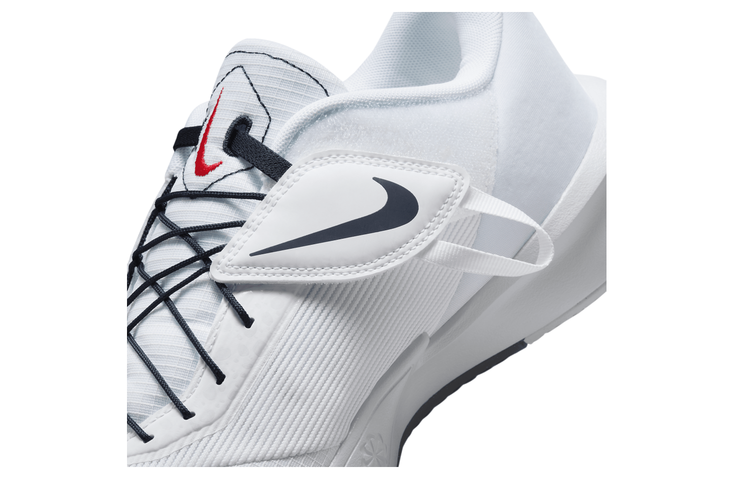 Nike Precision 7 EasyOn White / Sport Red