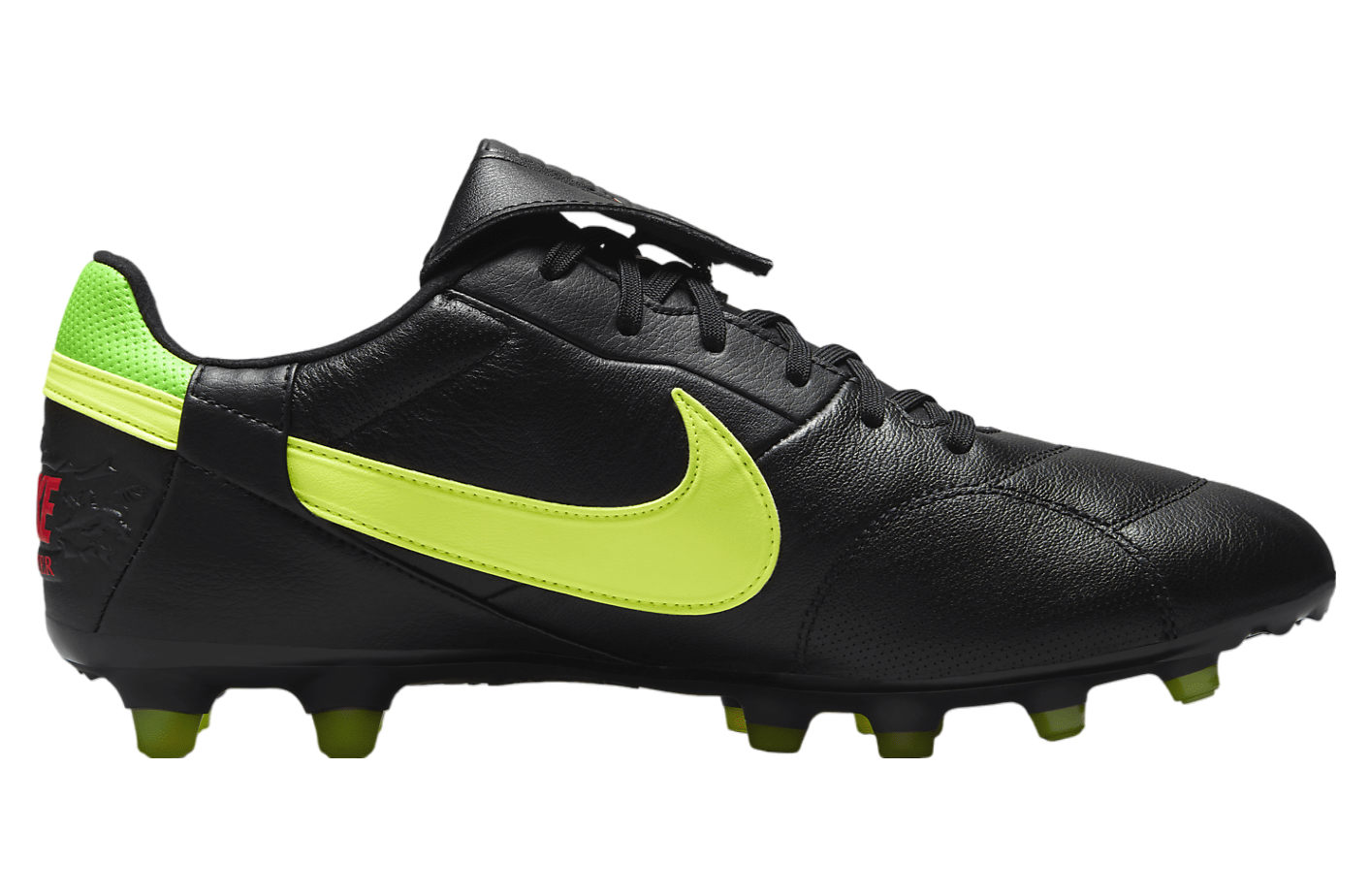 Nike Premier 3 FG Black / Green Strike