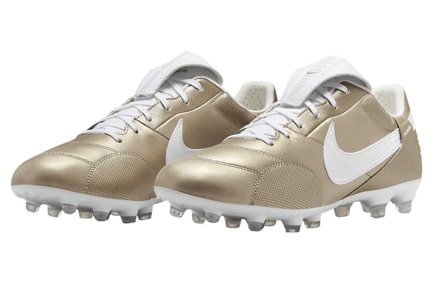 Nike Premier 3 FG Metallic Gold Grain / White