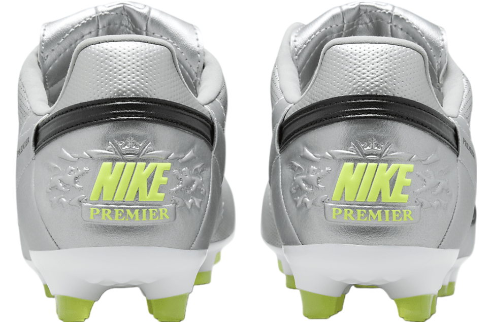 Nike Premier 3 FG Metallic Silver / Volt