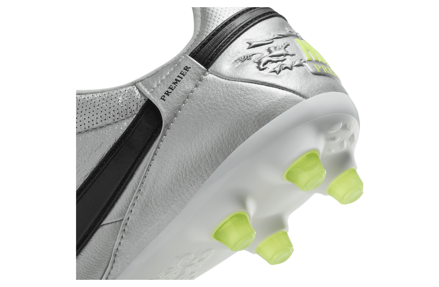 Nike Premier 3 FG Metallic Silver / Volt