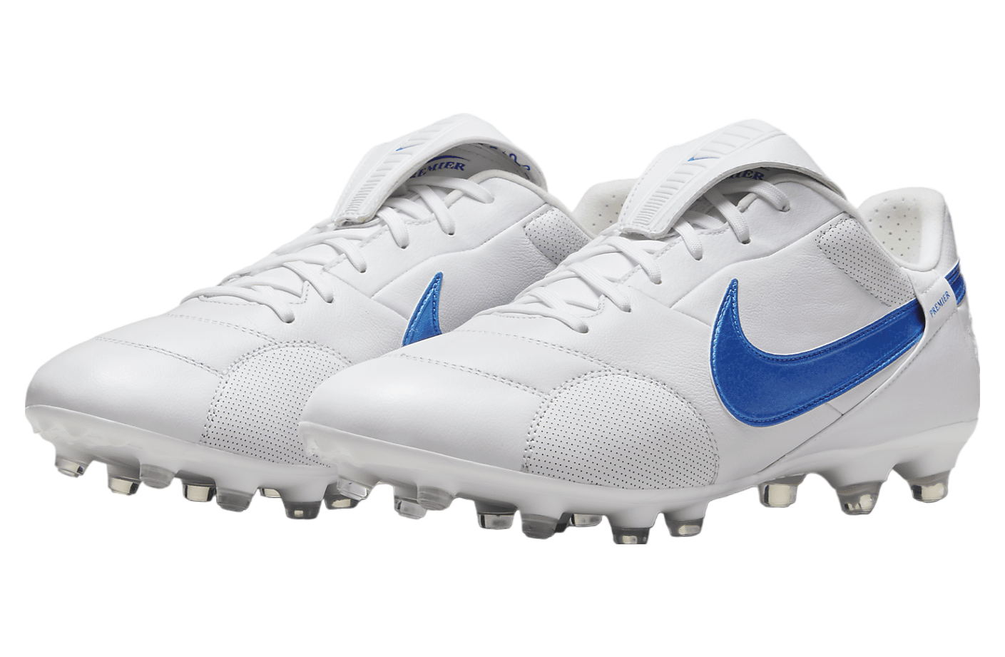 Nike Premier 3 FG White / Signal Blue