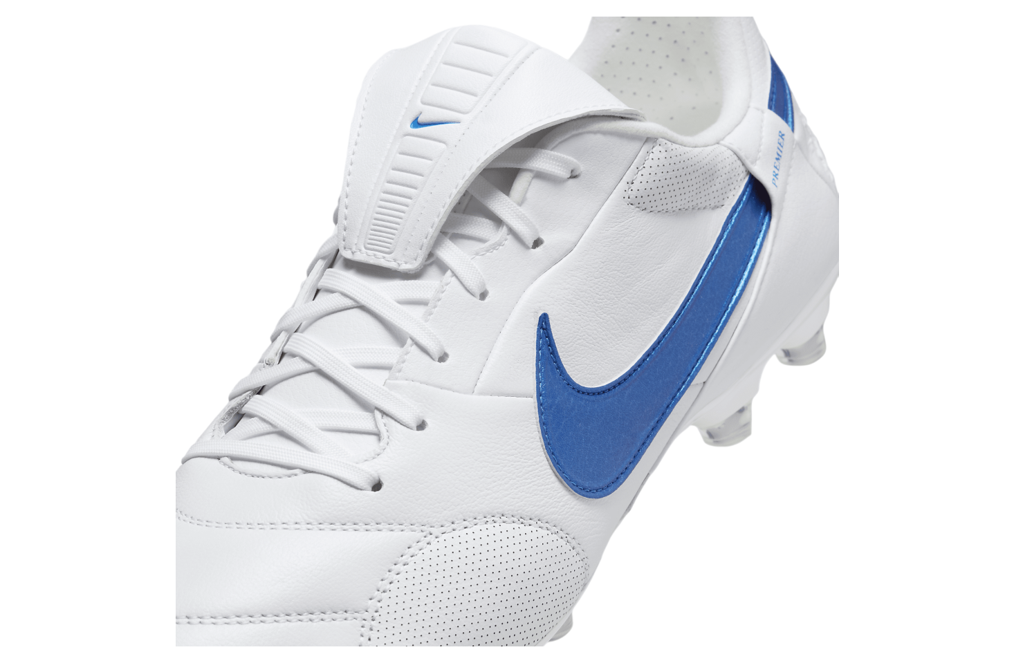 Nike Premier 3 FG White / Signal Blue