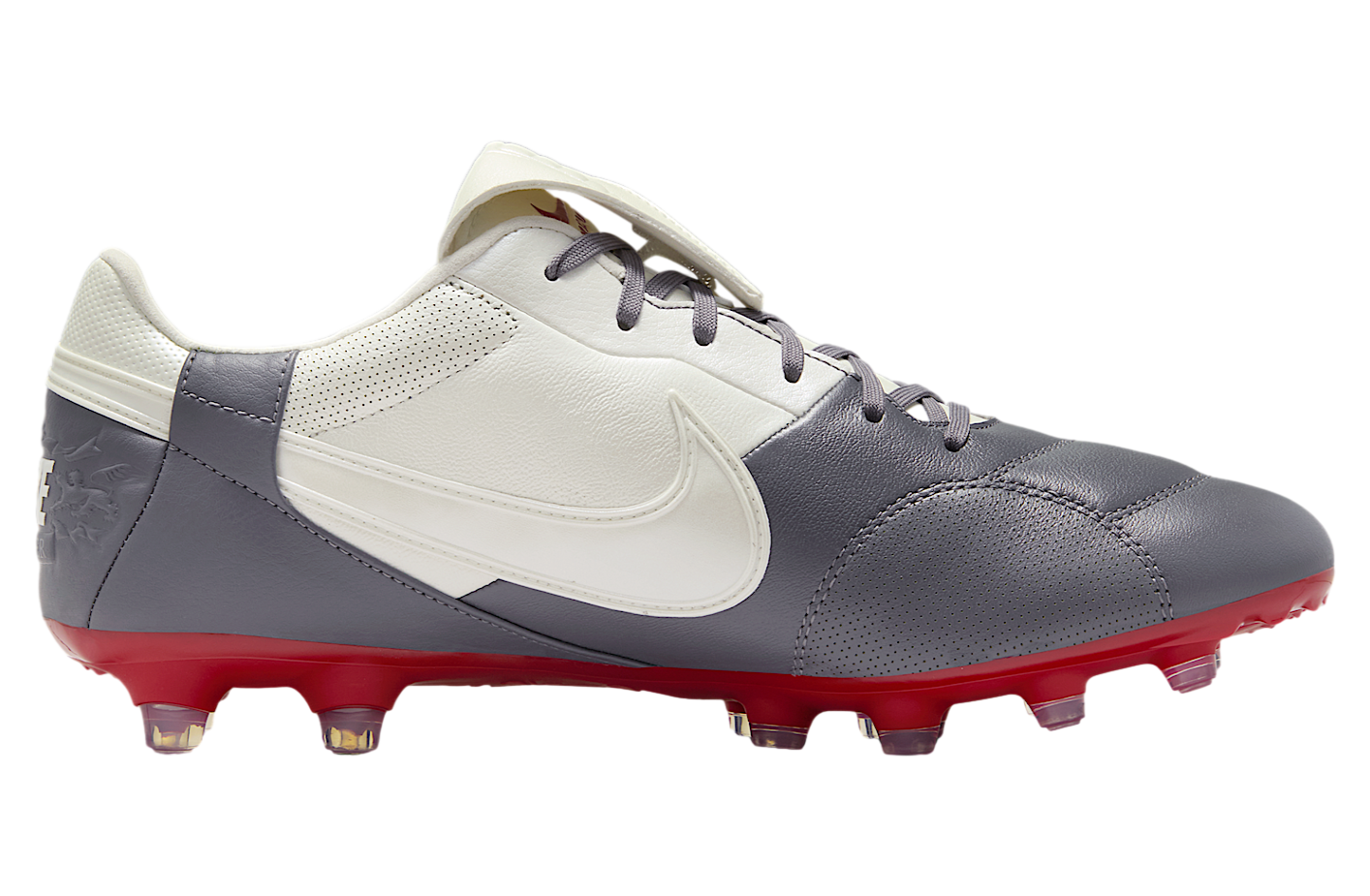 Nike Premier 3 Low FG Light Graphite / Varsity Red - Aug 