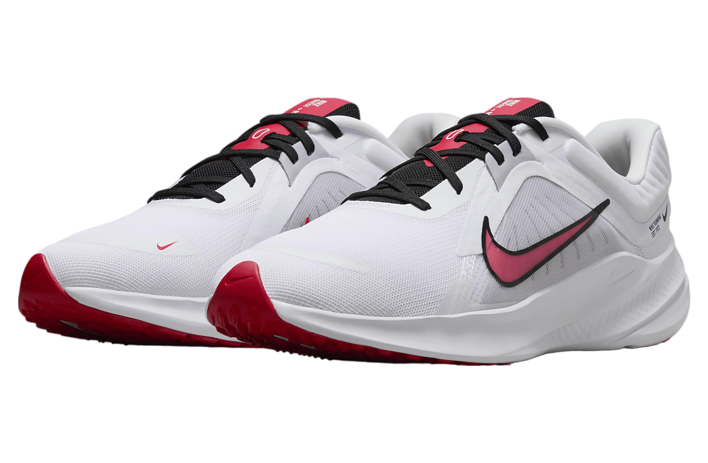 Nike Quest 5 White / Fire Red