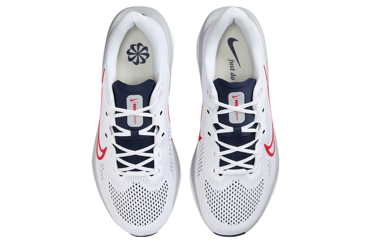 Nike Quest 6 White / Obsidian