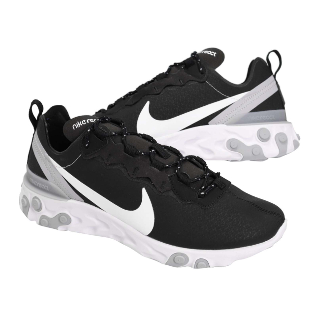 Nike React Element 55 Black White