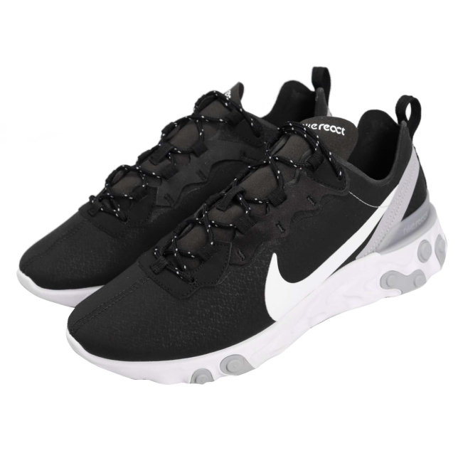 Nike React Element 55 Black White