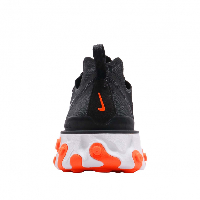 Nike React Element 55 Black Wolf Grey Total Orange BQ6166006