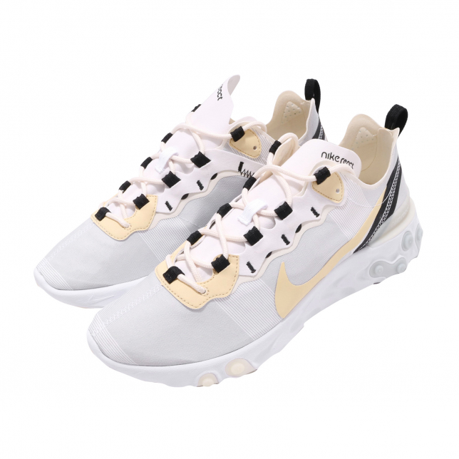 Nike React Element 55 White Pale Vanilla - Apr 2019 - BQ6166101