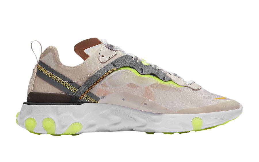 Nike React Element 87 Light Orewood Brown