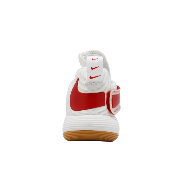 Nike React Hyperset White University Red