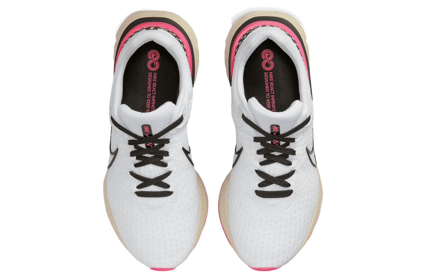 Nike React Infinity 3 White / Hyper Pink