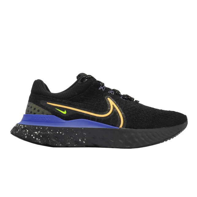 Nike React Infinity Run Flyknit 3 Black Citron Pulse