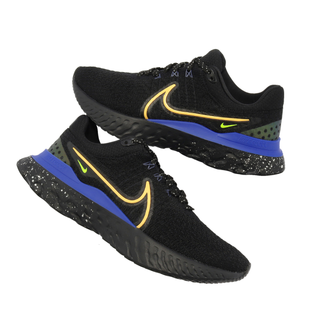 Nike React Infinity Run Flyknit 3 Black Citron Pulse