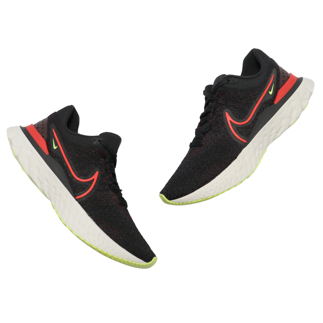 Nike React Infinity Run Flyknit 3 Black Siren Red - May 2022 - DH5392007