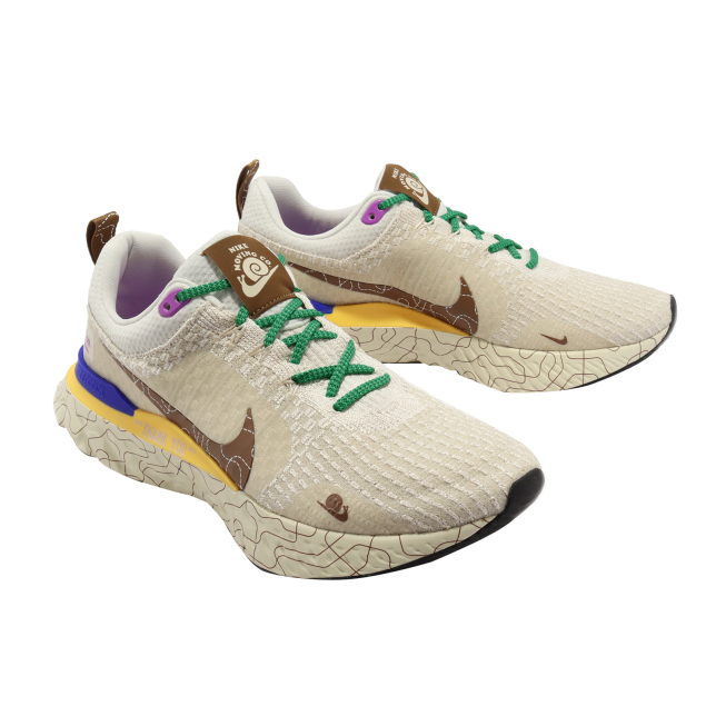 Nike React Infinity Run Flyknit 3 Premium Phantom Ale Brown