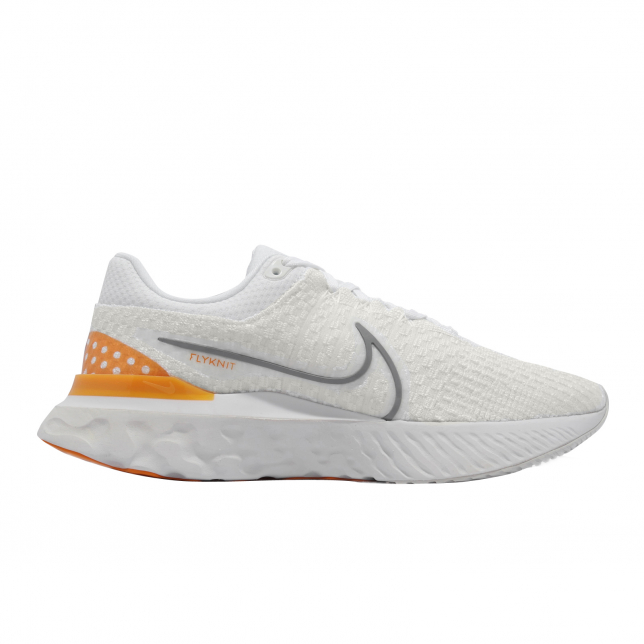 Nike React Infinity Run Flyknit 3 White Particle Grey