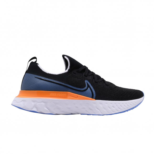 Nike React Infinity Run Flyknit Black University Blue